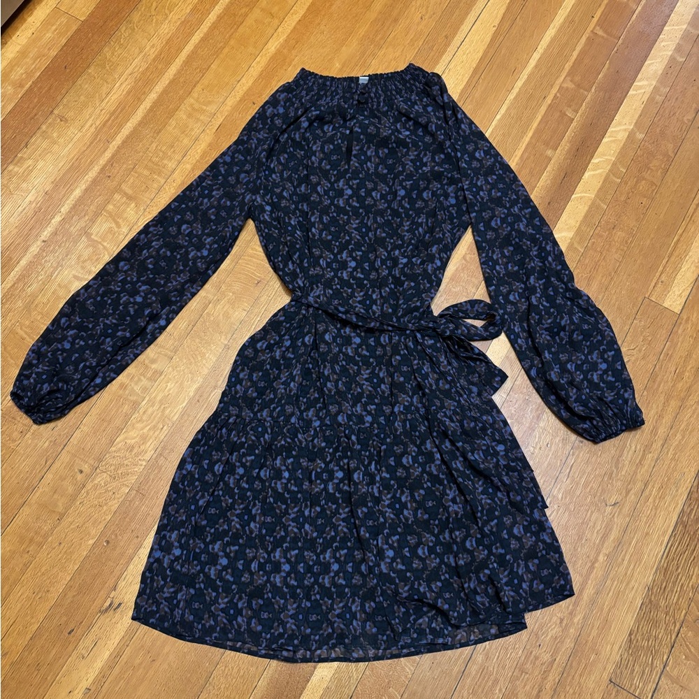 Evereve Hollis Black/Purple Dress